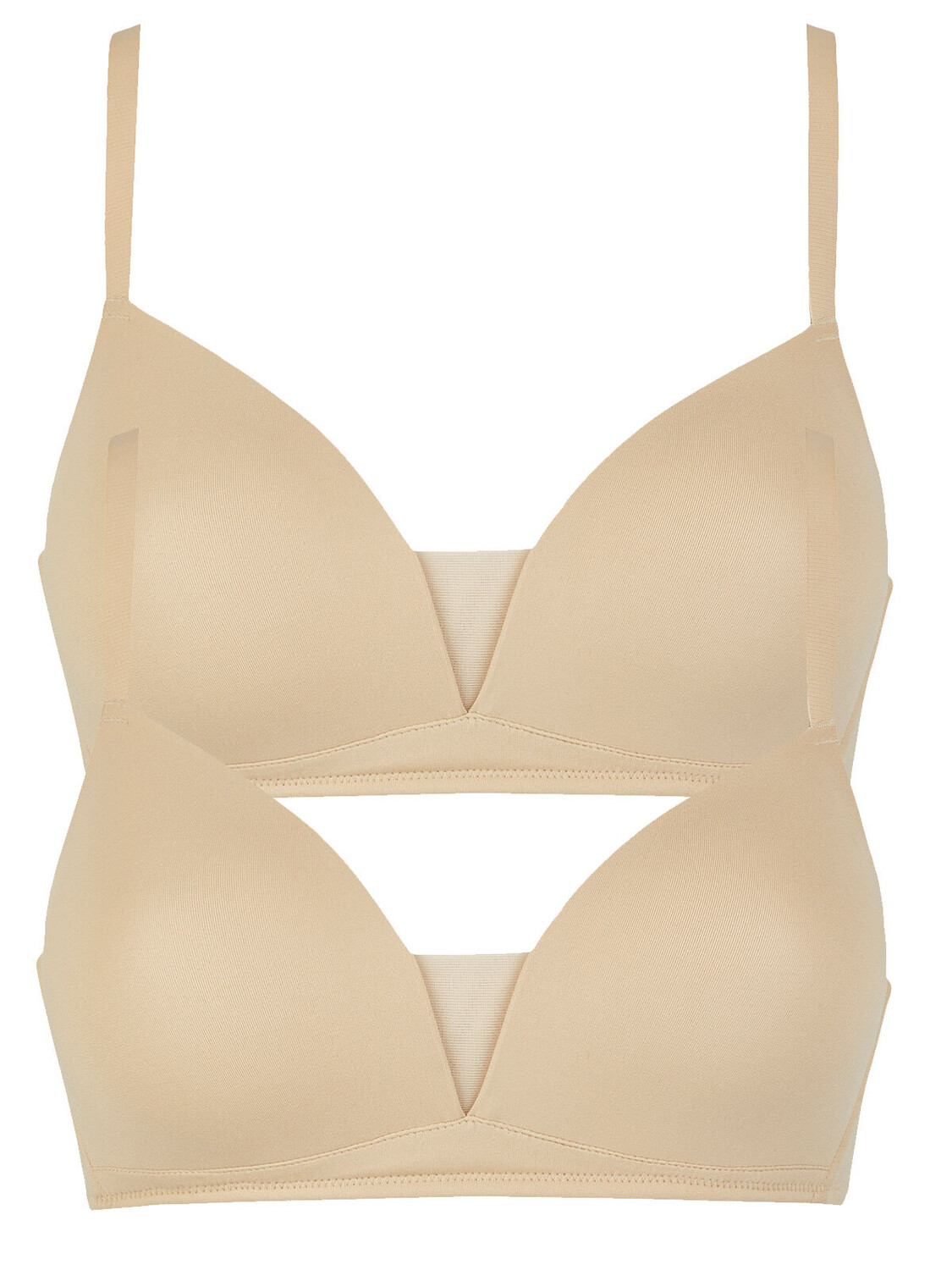 

Бюстгальтер без косточек Nina von C. 2er Pack Schalen BH ohne Bügel, цвет nude nude