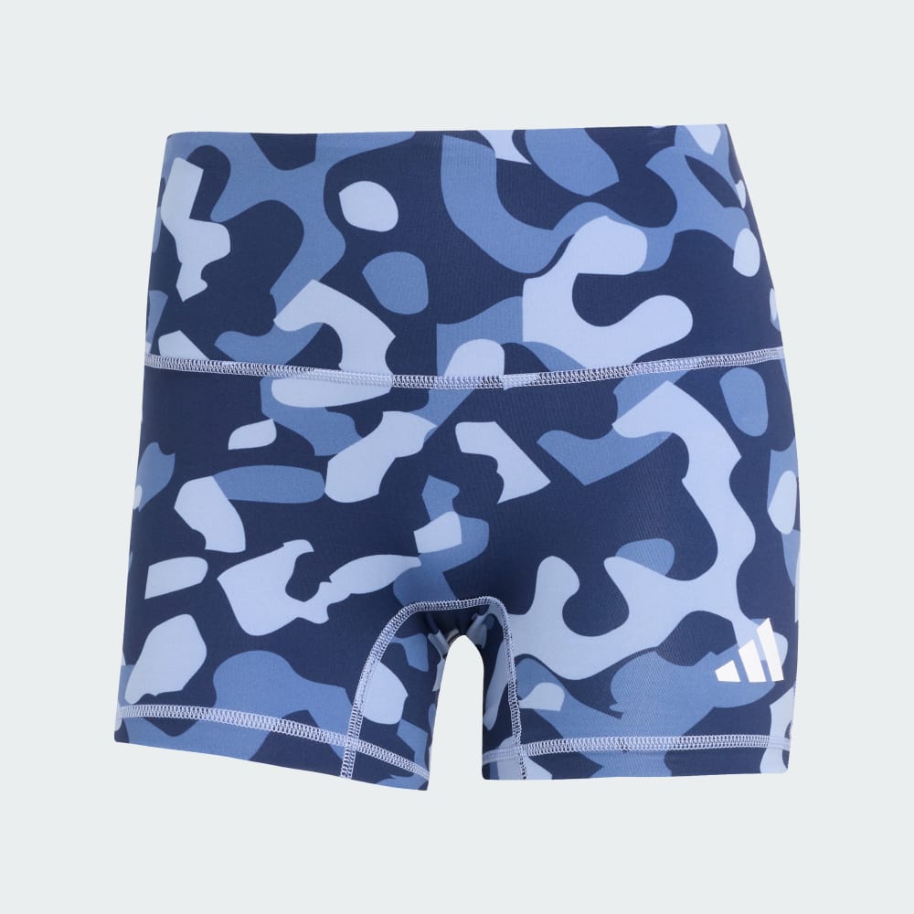 Спортивные шорты-леггинсы Adidas Camo Print Volleyball Shorts, цвет Chalk Blue/Crew Blue/Team Navy — фото 4