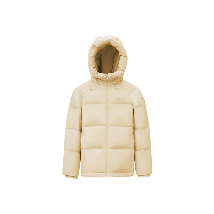 

BOSIDENG Модная спортивная зимняя пуховик, Warm Apricot Yellow 3442