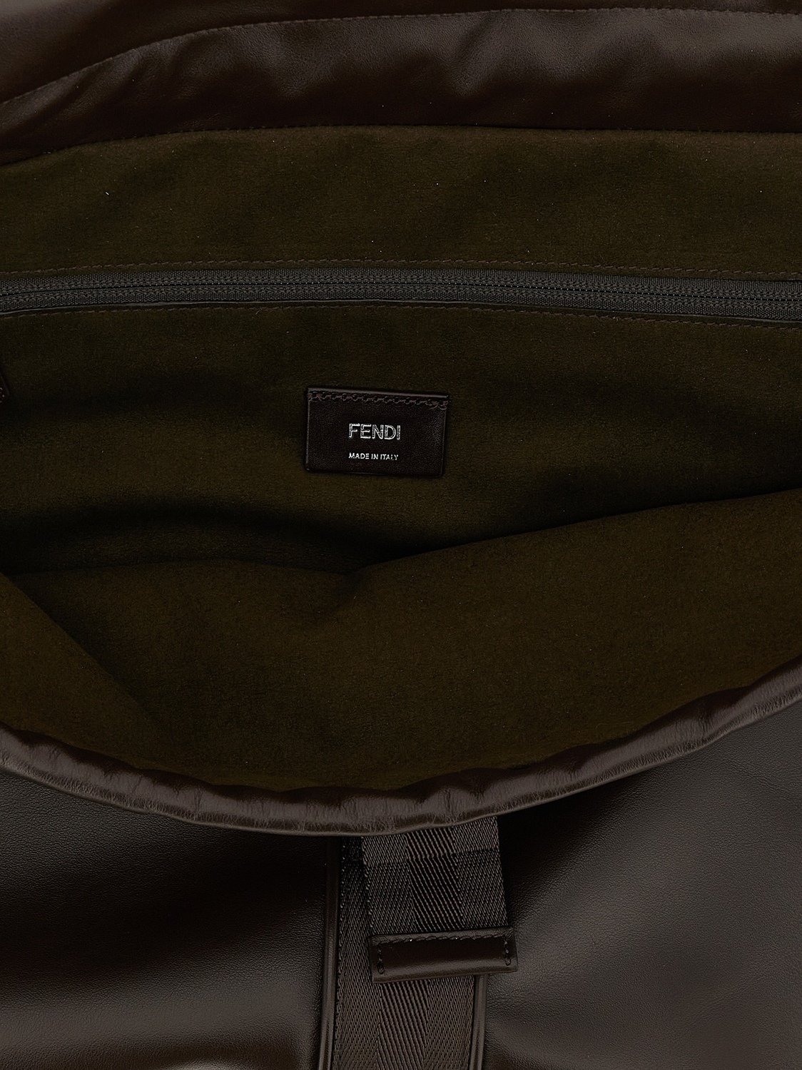 Сумка Fendi Flux Maxi Messanger FENDI, коричневый — фото 4