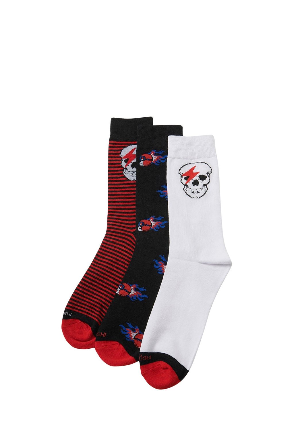 

Носки 3 PACK Koroshi, красный