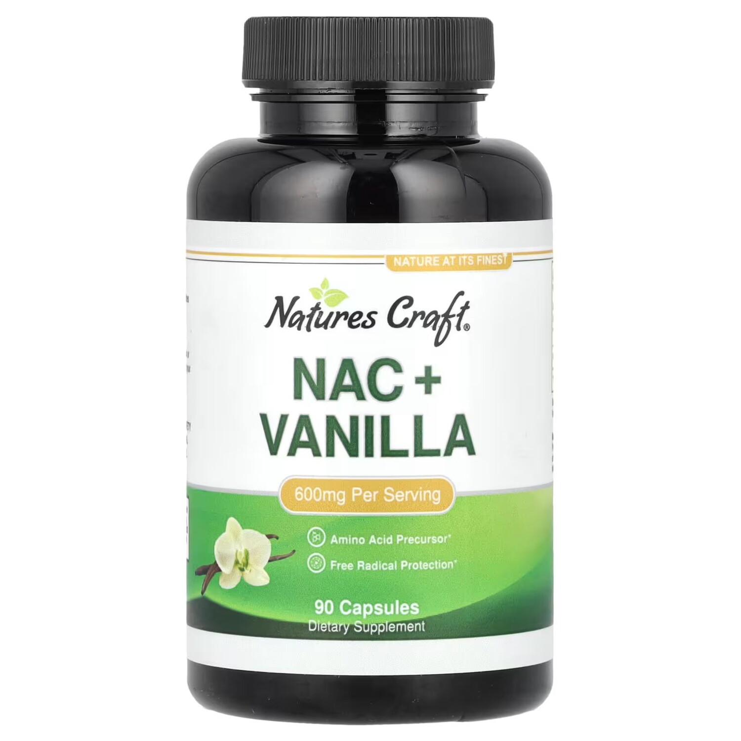 

NAC + ваниль, 90 капсул Nature'S Craft