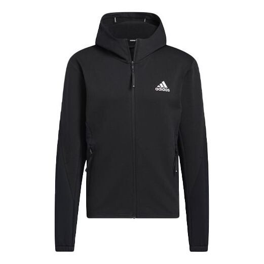 

Куртка adidas Logo Printing Loose Hooded Jacket Black, черный