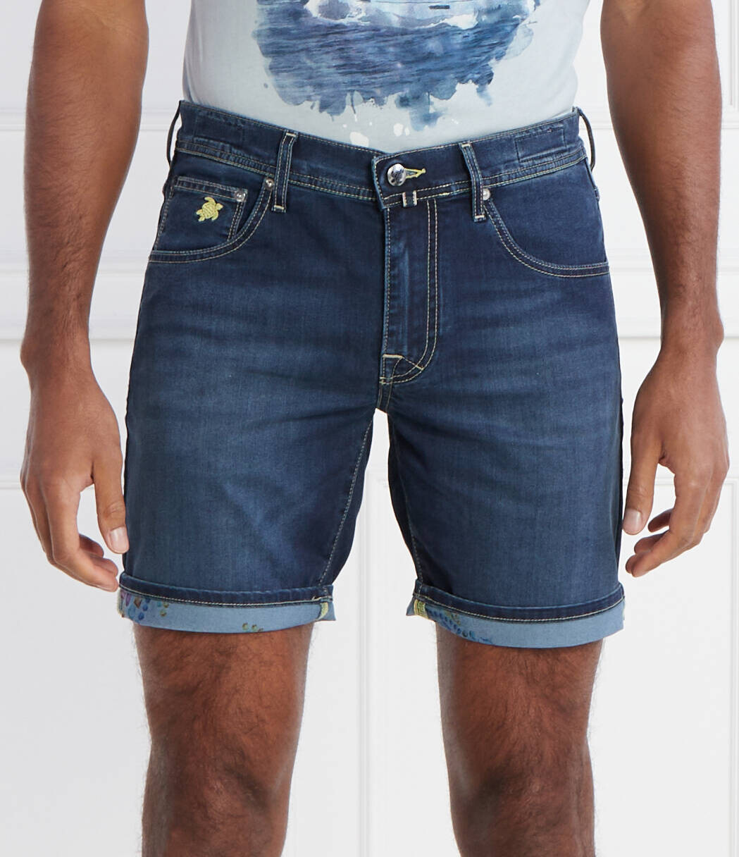 

Джинсовые шорты Vilebrequin garonne Slim Fit, синий