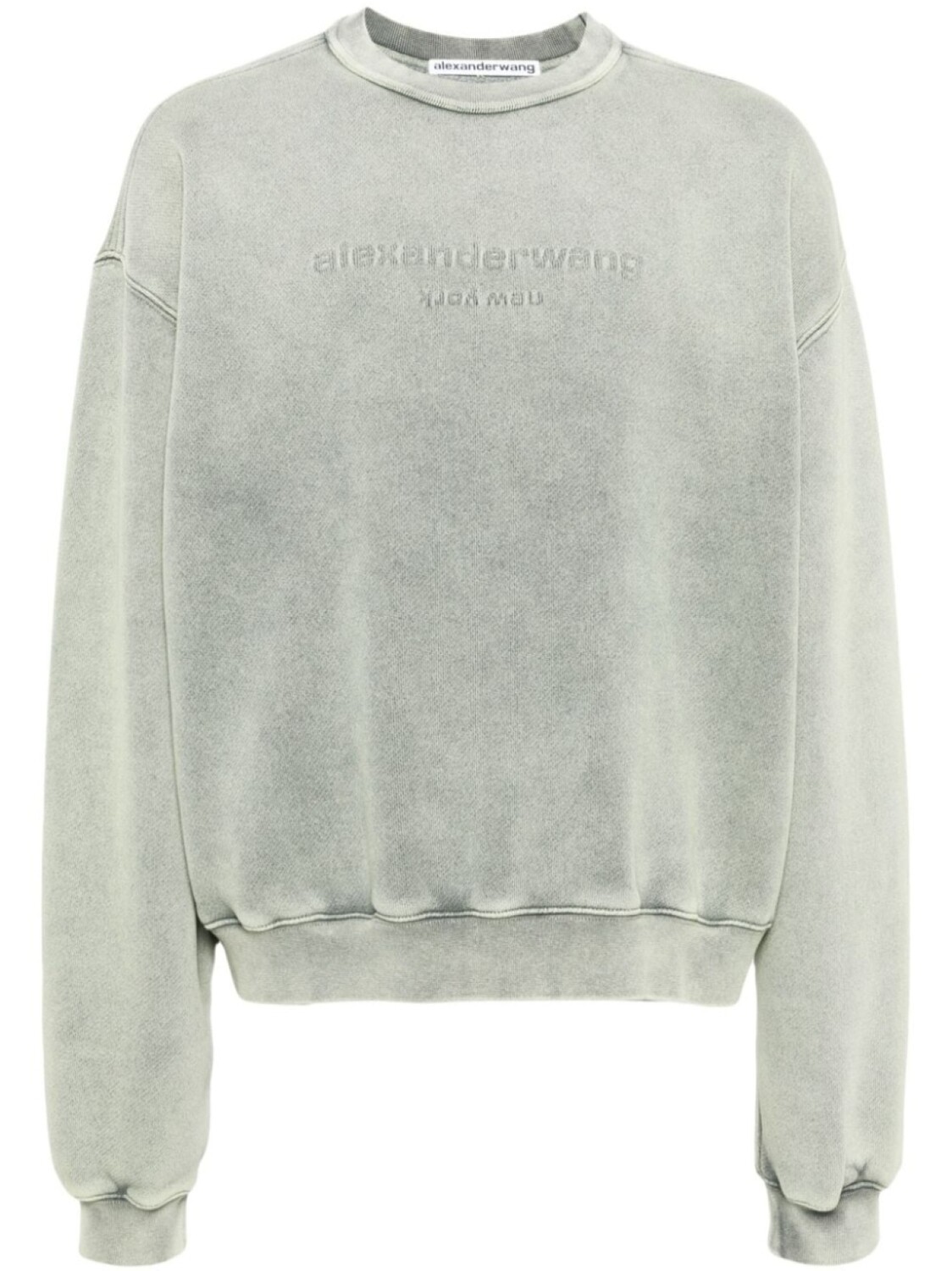

Alexander Wang рубашка с тисненым логотипом, зеленый
