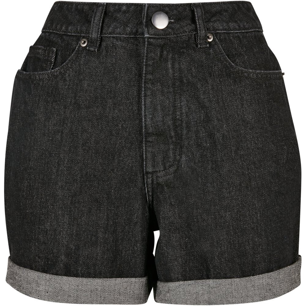 

Шорты Urban Classics Boyfriend High Waist Denim, черный