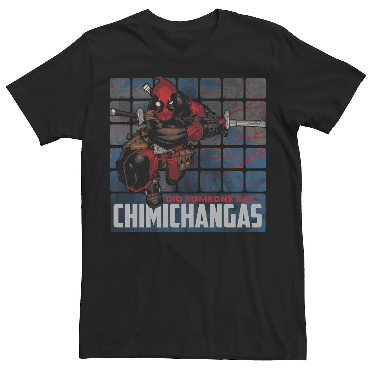 

Мужская футболка Deadpool Did Some Say Chimichangas Marvel