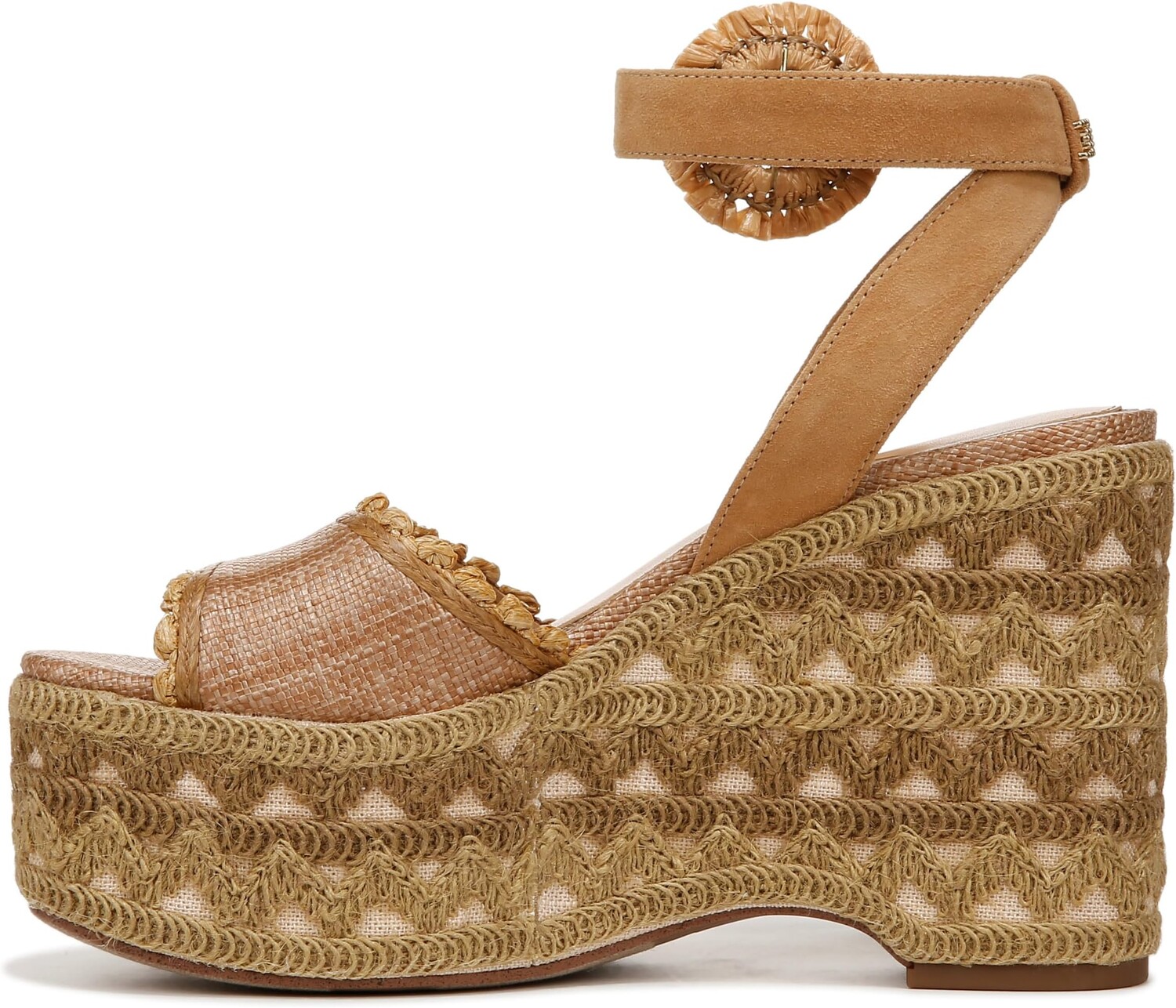 Туфли Sam Edelman Amber Platform Sandal, цвет Buff Tan — фото 4