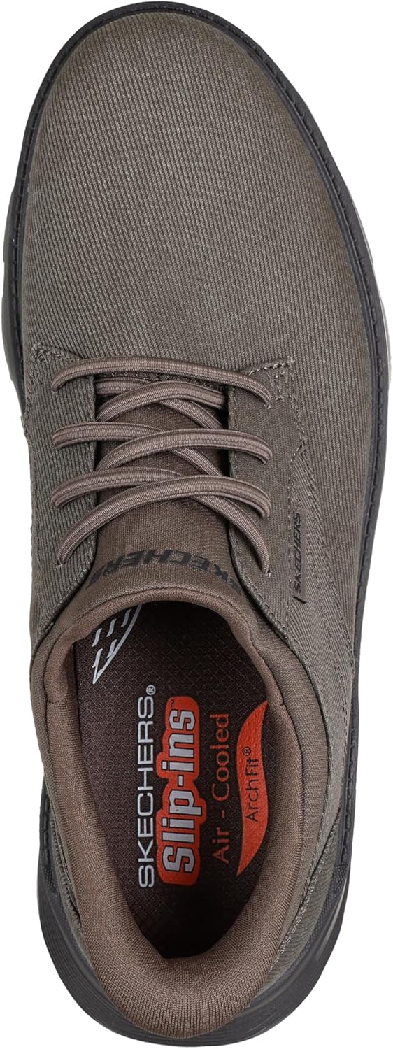 Мужские кроссовки Arch Fit Garza - Thaddeus Skechers, коричневый — фото 4