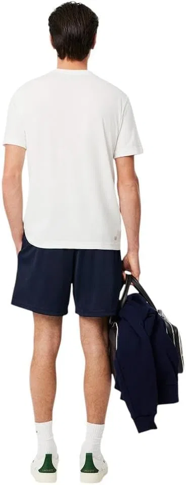Шорты Lacoste Relaxed Fit с принтом в стиле тенниса, синий — фото 2