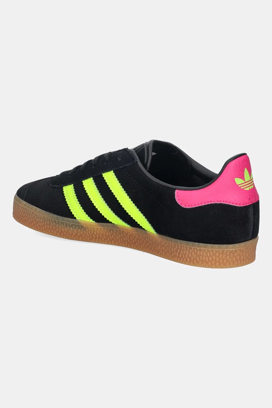 Детские замшевые кроссовки GAZELLE Adidas Originals, черный — фото 3