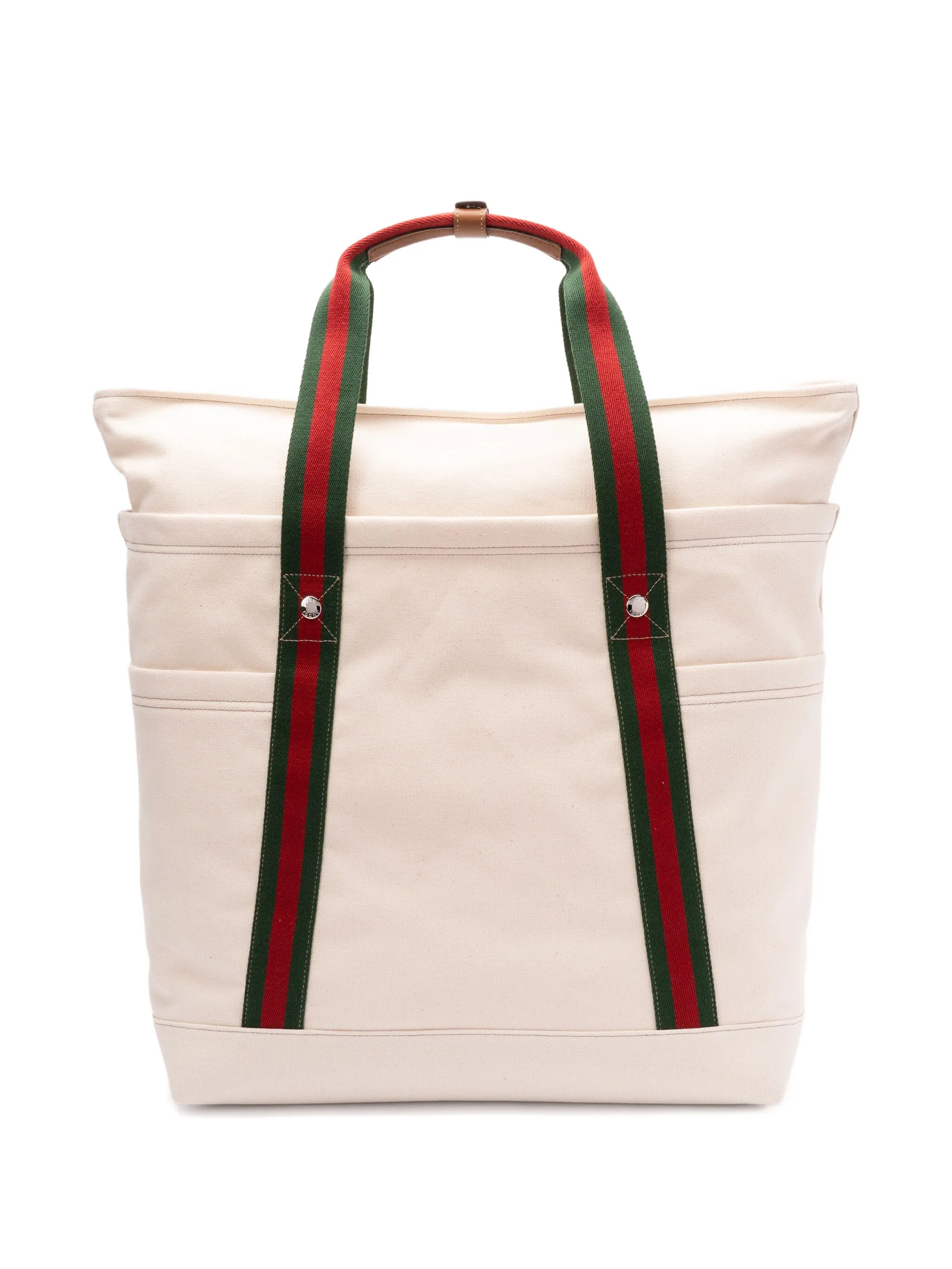 Большая сумка-тоут с принтом Gucci, белый — фото 2