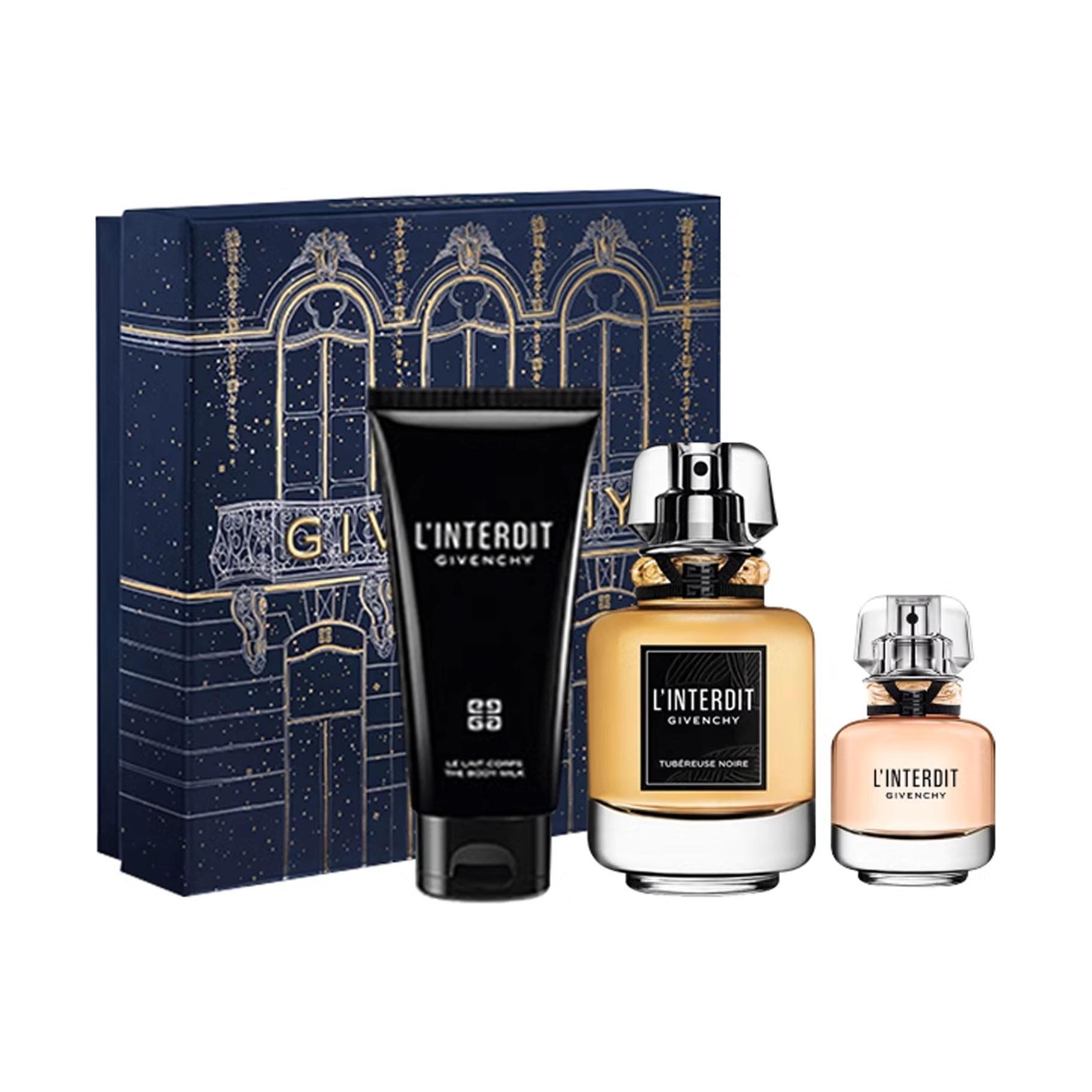 

Givenchy Набор духов No Taboo Night, Eau De Toilette и Eau De Parfum, Tuberose Neroli, 10мл+50мл+50мл