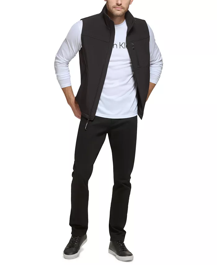 

Мужская мягкая бесшовная жилетка Infinite Stretch Soft Shell Calvin Klein, черный