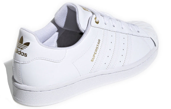 Кроссовки originals superstar metal toe 'white patent leather' Adidas, белый — фото 4