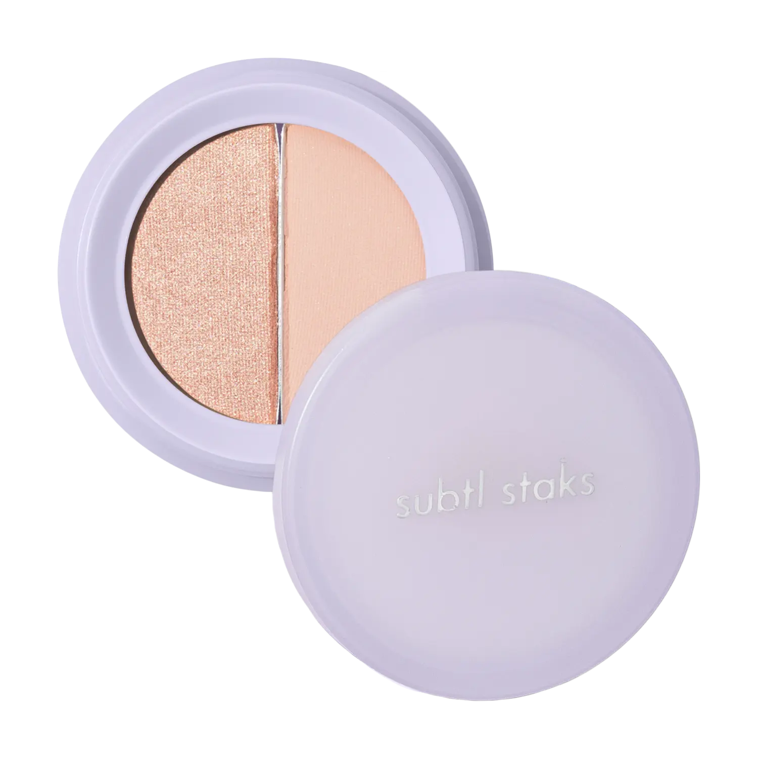 

Двойные тени для век SUBTL. Beauty, Cloud Nine (a soft, peachy pink matte & shimmer eyeshadow duo)