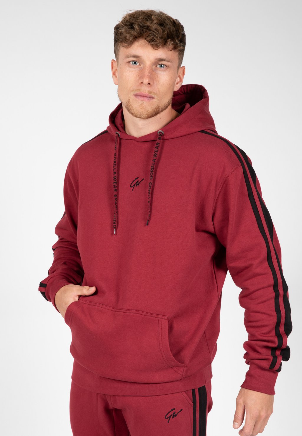 

Толстовка с капюшоном BANKS Gorilla Wear, красный