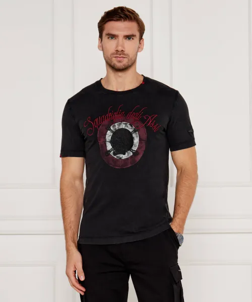 

Футболка Comfort fit Aeronautica Militare, черный