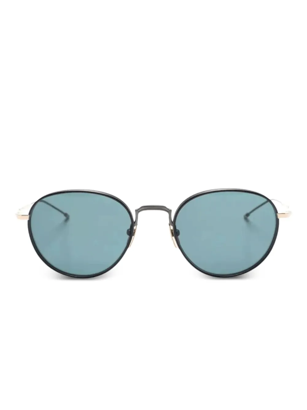 

Солнцезащитные очки в круглой оправе Thom Browne Eyewear, черный