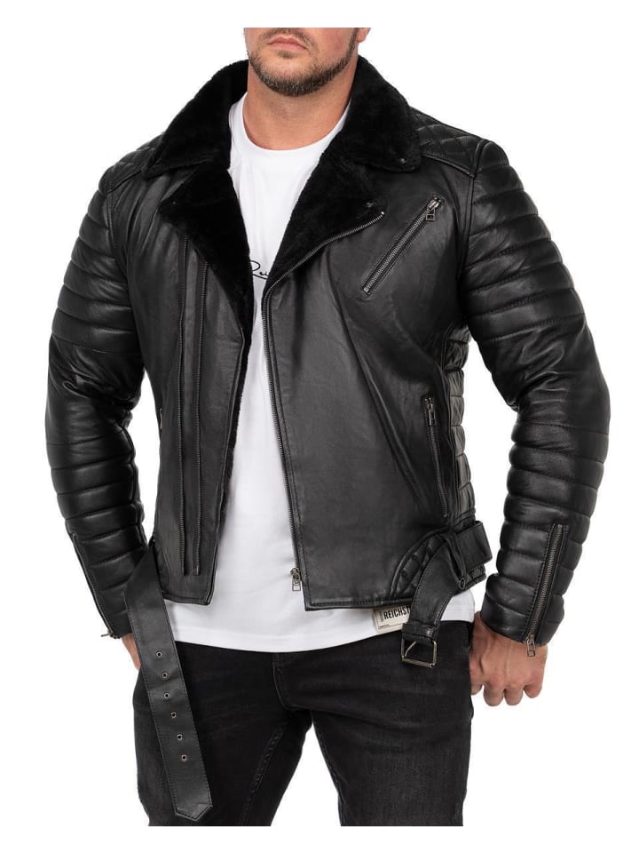 

Кожаная куртка Reichstadt, черный