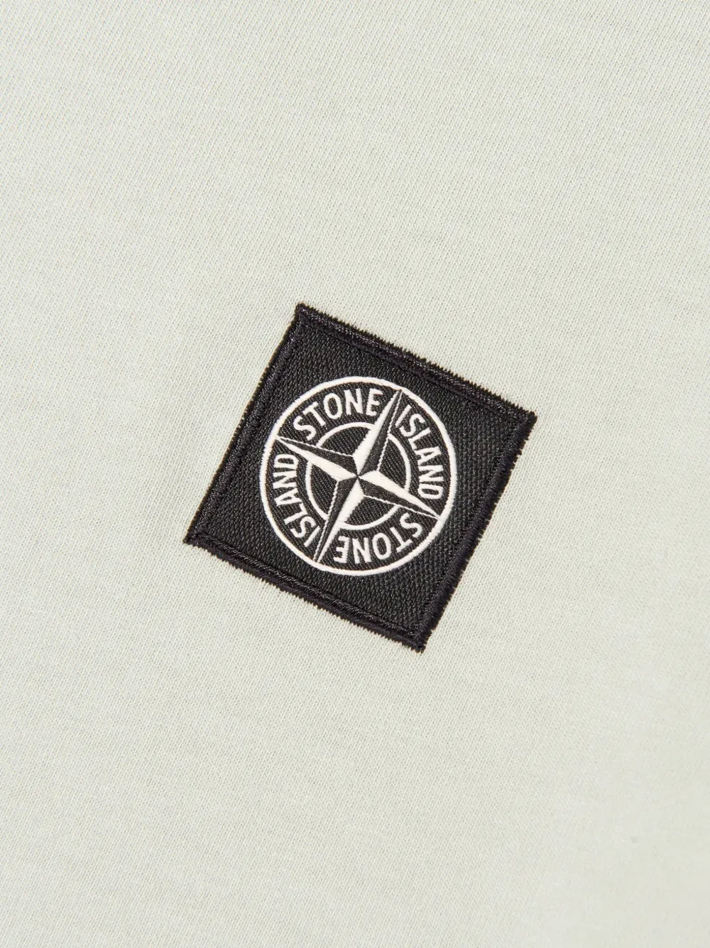 Футболка с логотипом Stone Island Junior, серый — фото 4