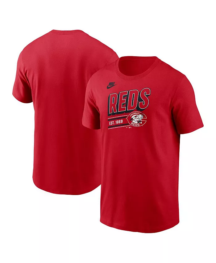 

Мужская футболка ретро Cincinnati Reds Cooperstown Collection красного цвета Nike