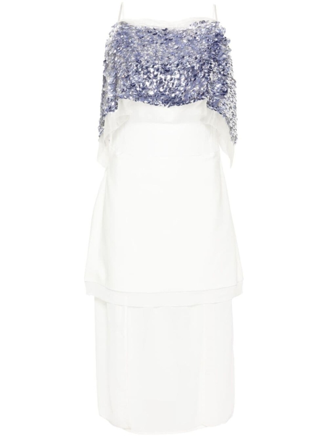 

Proenza Schouler многослойное платье миди Zaha, белый