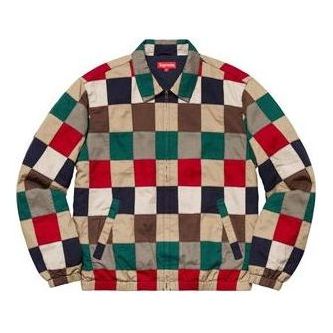 

Куртка patchwork harrington jacket 'multi-color' Supreme, мультиколор