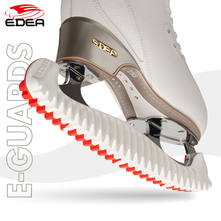 

EDEA Итальянские роликовые коньки с интегрированными защитными лезвиями, раздвижные и нескользящие, износостойкие, без необходимости заточки, комбинация цветов red и white, размер M (34-40.5)