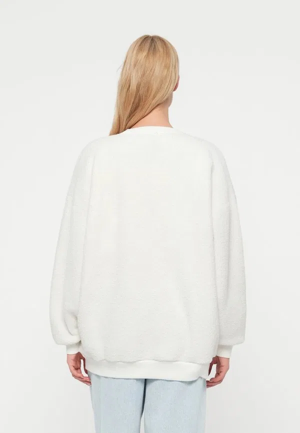 Пуловер-Туника флисовый джемпер кремового цвета Gap, Off-White — фото 3