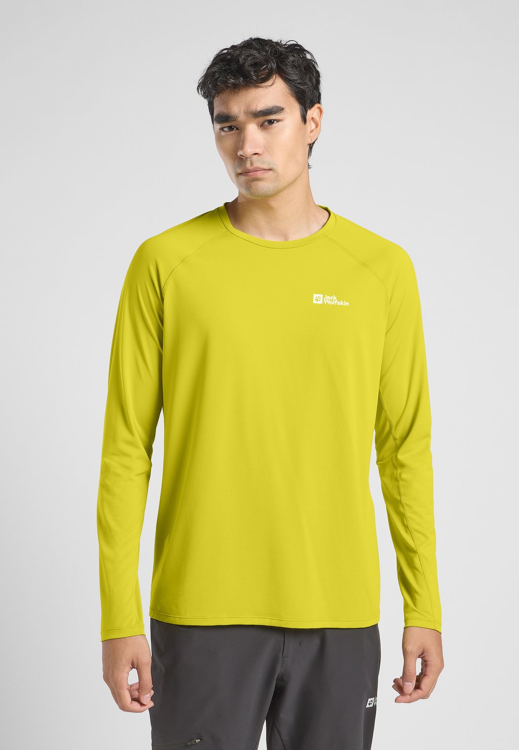 

Лонгслив Jack Wolfskin, желтый