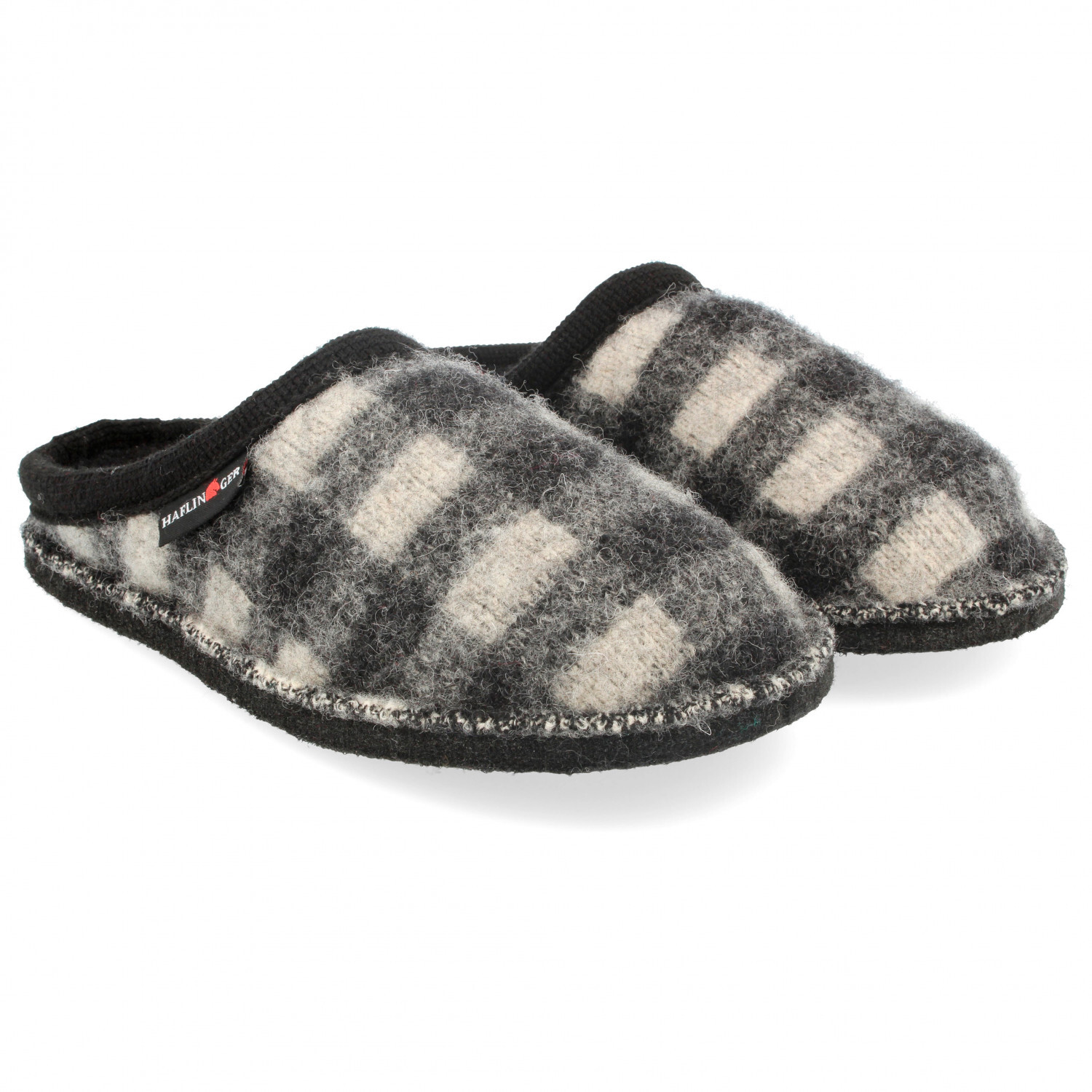 

Домашние тапочки Haflinger Plaid, цвет Off White