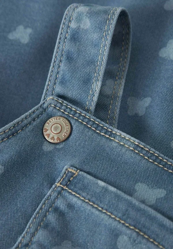 Джинсовое платье с принтом jeanskleid Name It, Light Blue Denim — фото 3