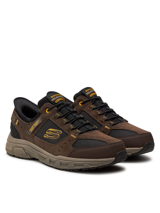 Кроссовки Oak Canyon 237450/BRBK Skechers, коричневый — фото 2