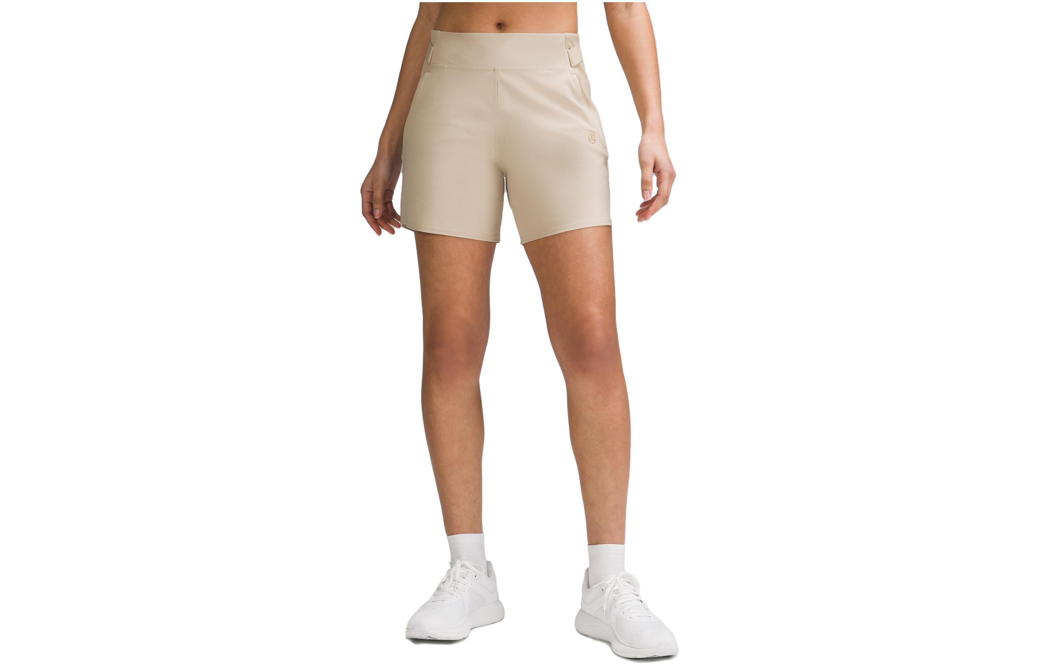 

Повседневные шорты женские Lululemon, легкий коричневый