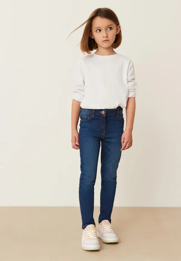 Джинсы slim fit Next, темно-синий — фото 4