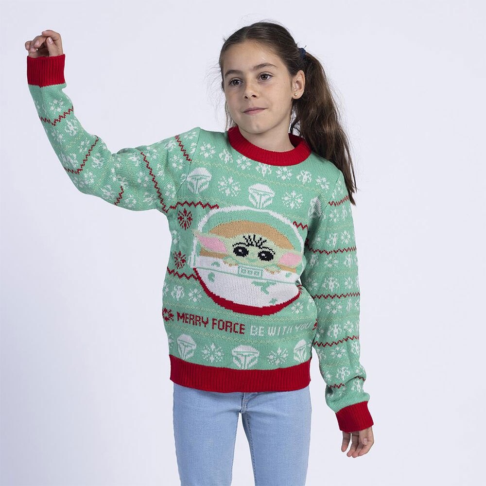 

Свитер Cerda Group Christmas The Mandalorian Crew Neck, зеленый