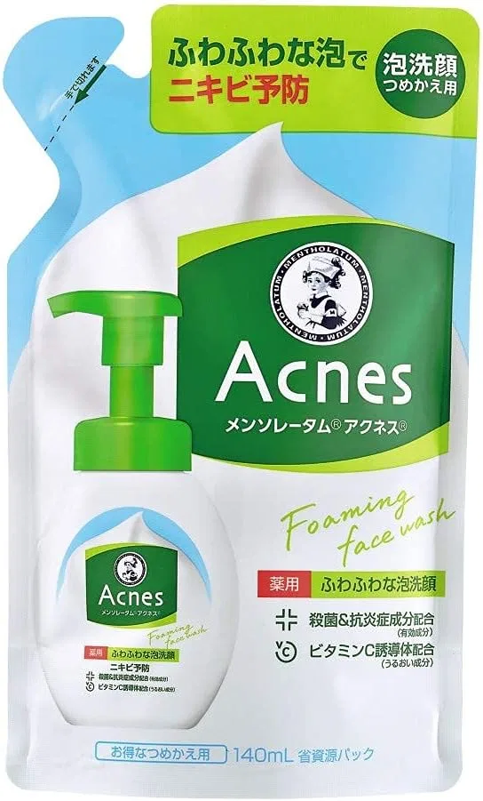 Пенка для умывания Acnes — Fluffy foam face wash