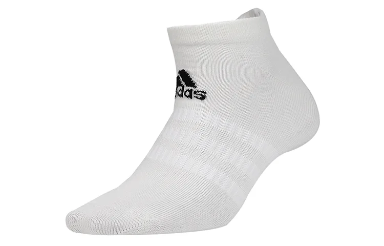 Adidas Носки короткие унисекс набор из 3 пар белые — фото 3