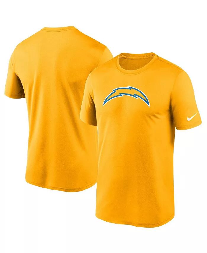 

Мужская золотая футболка с логотипом Los Angeles Chargers Essential Legend Performance Nike