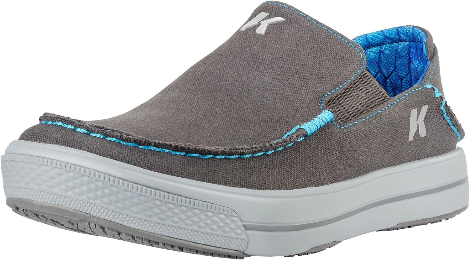 

Мужские рыболовные мокасины Korkers Brown Trout с фиксированными подошвами Kling-On, черный