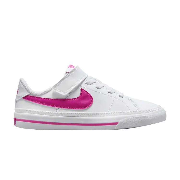 

Кроссовки Court Legacy PS, цвет White Laser Fuchsia