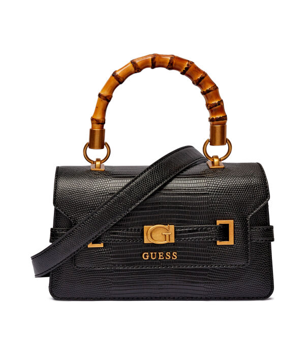 

Сумка-тоут женская Guess с ручкой под дерево, черный