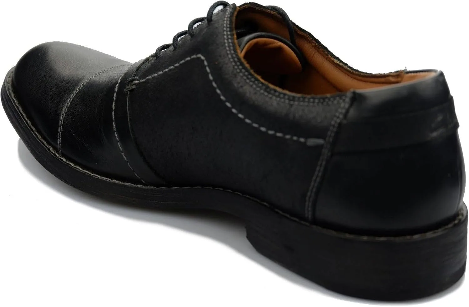 Мужские кожаные туфли Clarks Getit Man, черный — фото 4