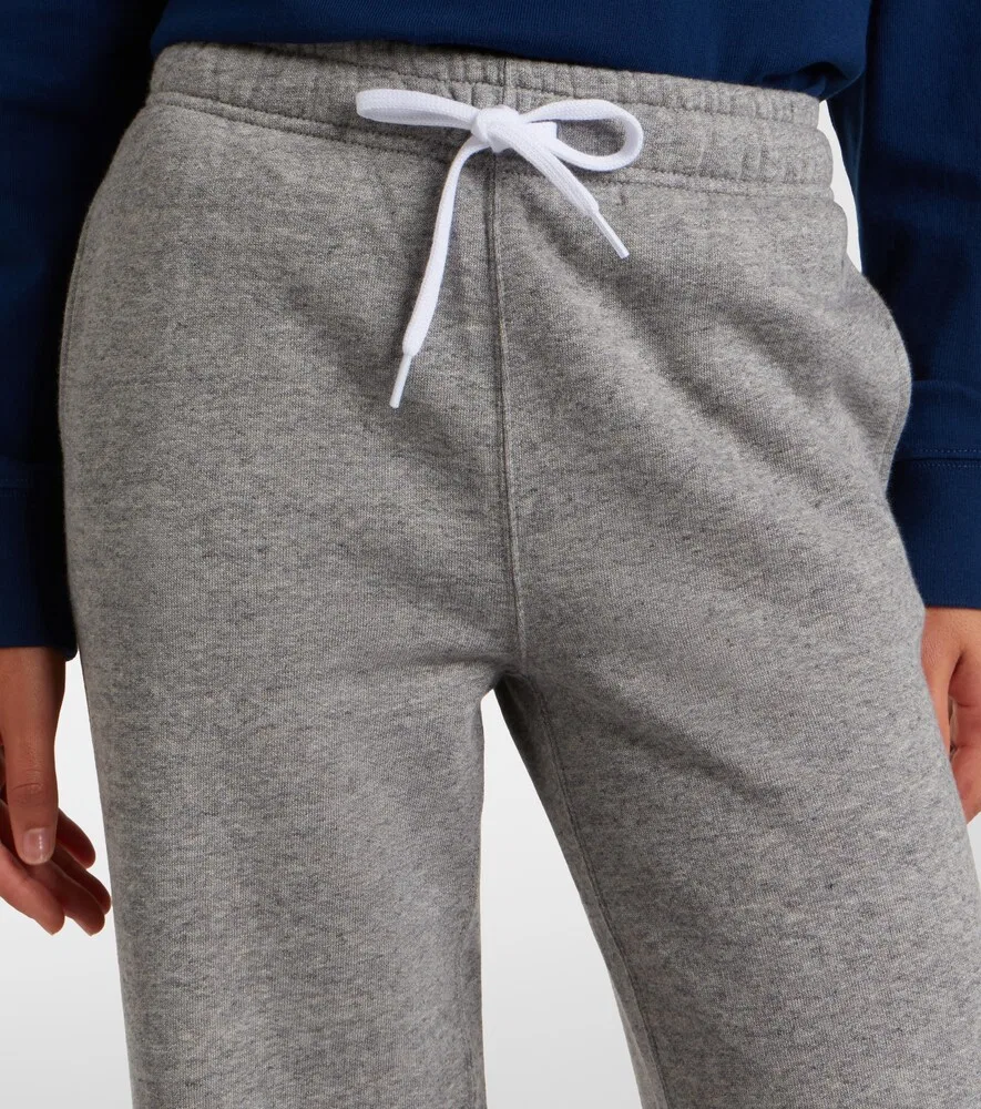 Спортивные штаны из смесовой хлопковой ткани Polo Ralph Lauren, серый — фото 3