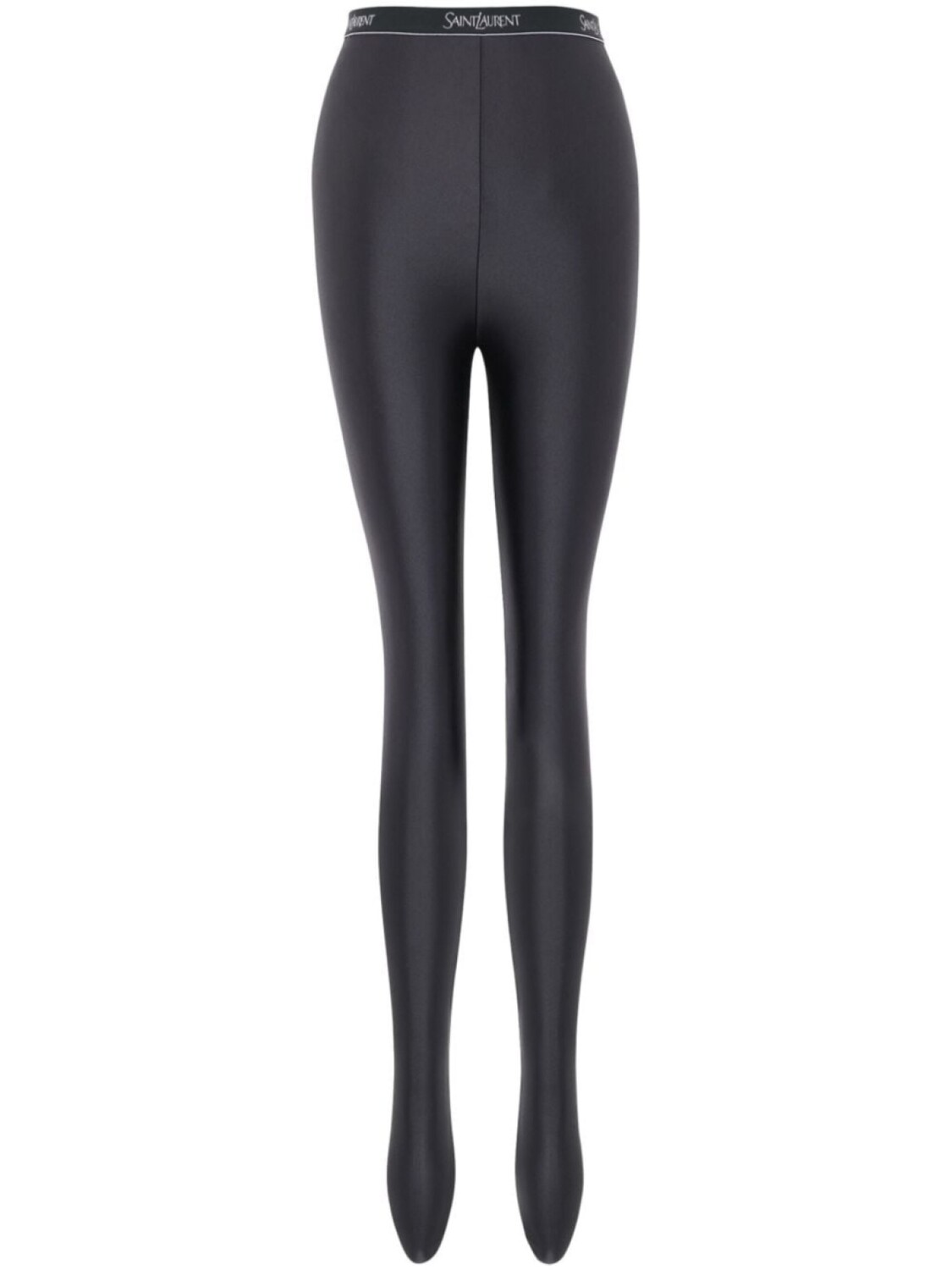 

Saint Laurent легинсы с логотипом, черный