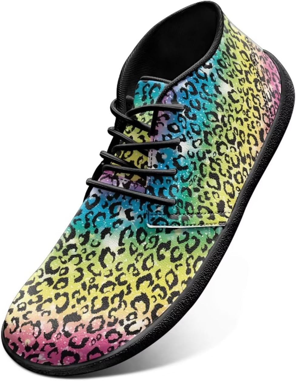 

Мужские дорожные кроссовки Anima Print с широкой носочной частью, классические низкие кеды с нулевым перепадом, легкие минималистичные кроссовки Chririnla, Colorful Leopard