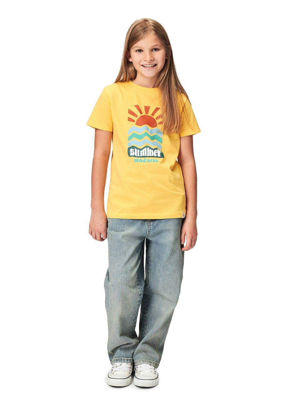 Футболка Band of Rascals Print T-shirt, Yellow — фото 2