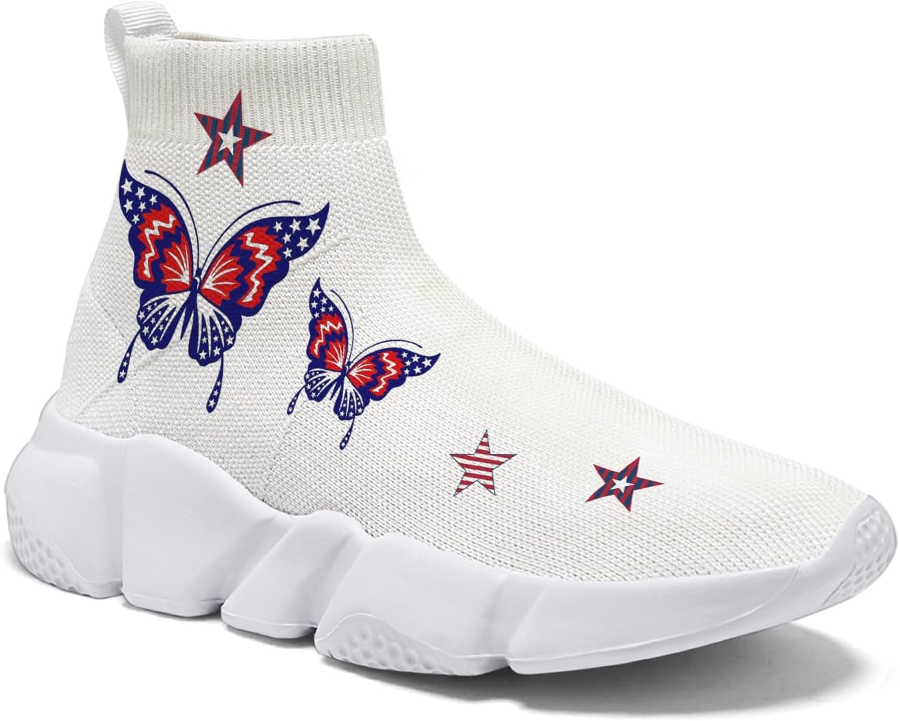 

Мужские кроссовки Hetios с граффити, слипоны для бега, размер плюс 7-15, модель July Fourth, July Fourth 10