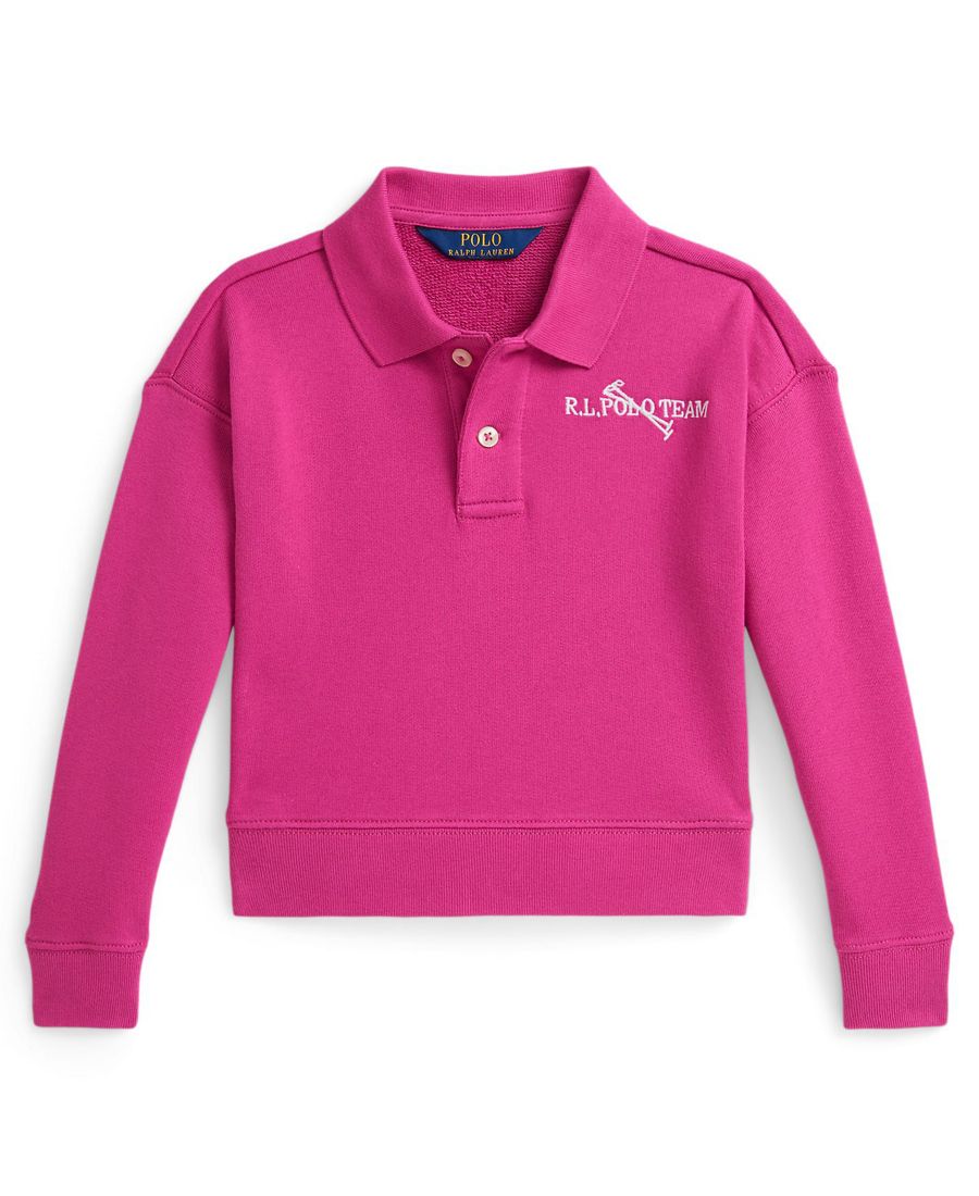 

Детская толстовка с длинными рукавами, размеры 2T-6X Polo Ralph Lauren, College Pink